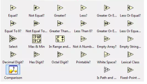 مقایسه کننده در LabView