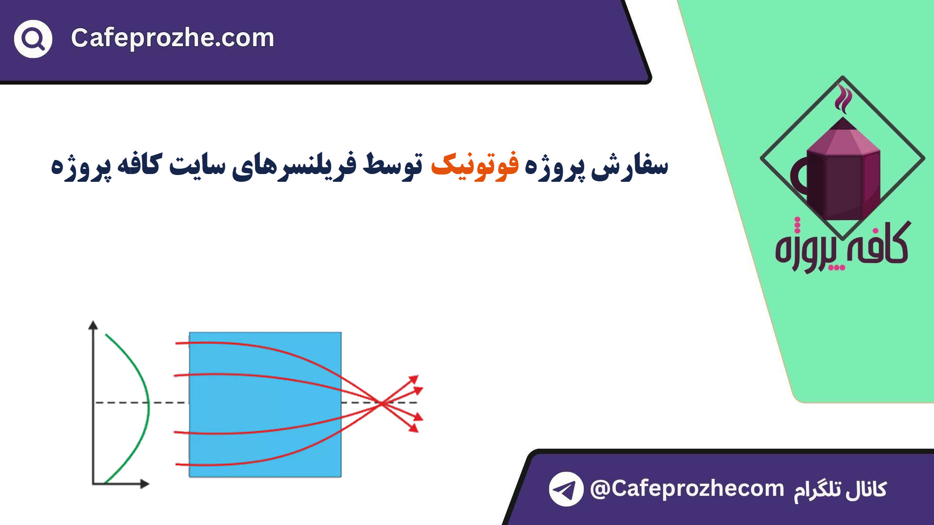 سفارش پروژه فوتونیک با قیمت مناسب ، اینترنتی ،آنلاین و کیفیت تضمینی